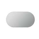 Дзеркало Aluminum Simple AlumSMOv-50 White
